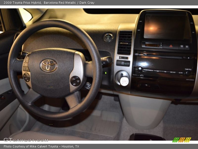 Barcelona Red Metallic / Dark Gray 2009 Toyota Prius Hybrid