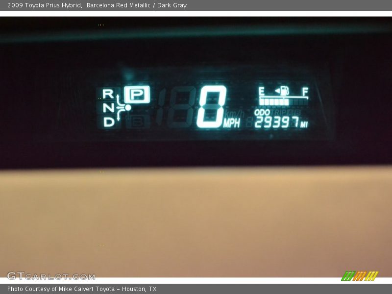 Barcelona Red Metallic / Dark Gray 2009 Toyota Prius Hybrid