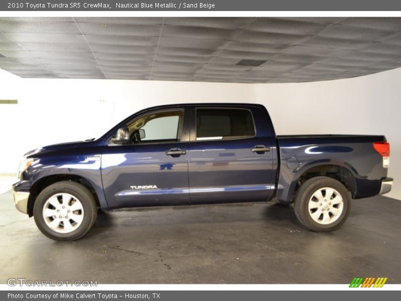 Nautical Blue Metallic / Sand Beige 2010 Toyota Tundra SR5 CrewMax