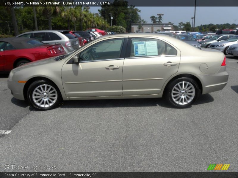 Dune Pearl Metallic / Camel 2006 Mercury Milan V6 Premier