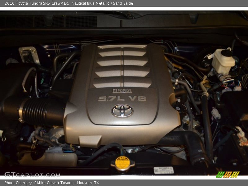Nautical Blue Metallic / Sand Beige 2010 Toyota Tundra SR5 CrewMax