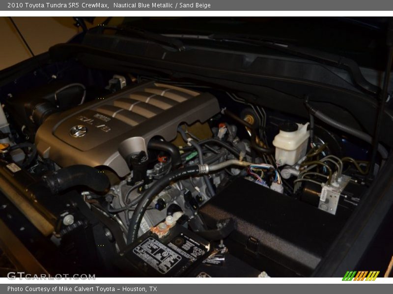 Nautical Blue Metallic / Sand Beige 2010 Toyota Tundra SR5 CrewMax