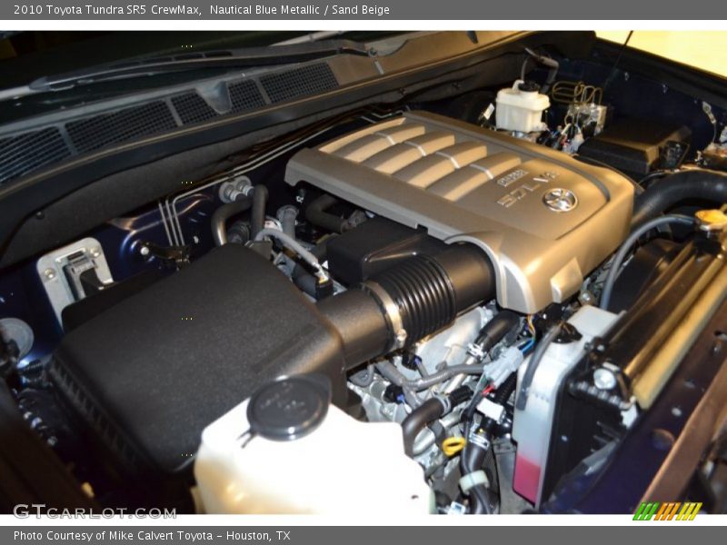 Nautical Blue Metallic / Sand Beige 2010 Toyota Tundra SR5 CrewMax
