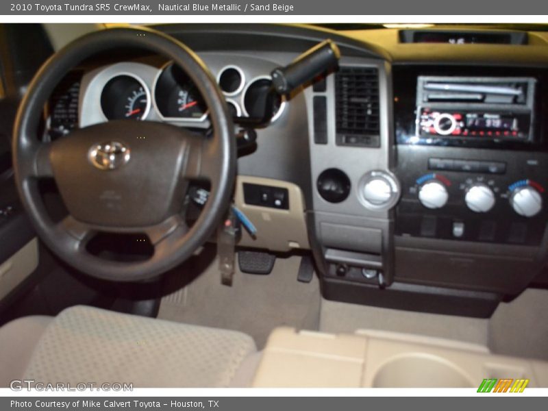 Nautical Blue Metallic / Sand Beige 2010 Toyota Tundra SR5 CrewMax