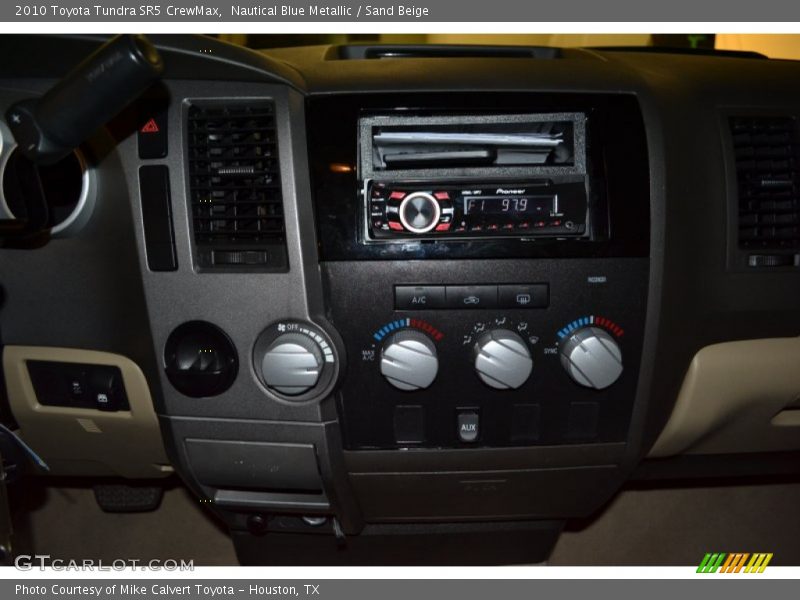 Nautical Blue Metallic / Sand Beige 2010 Toyota Tundra SR5 CrewMax