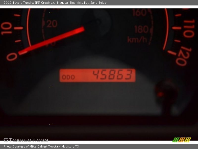 Nautical Blue Metallic / Sand Beige 2010 Toyota Tundra SR5 CrewMax