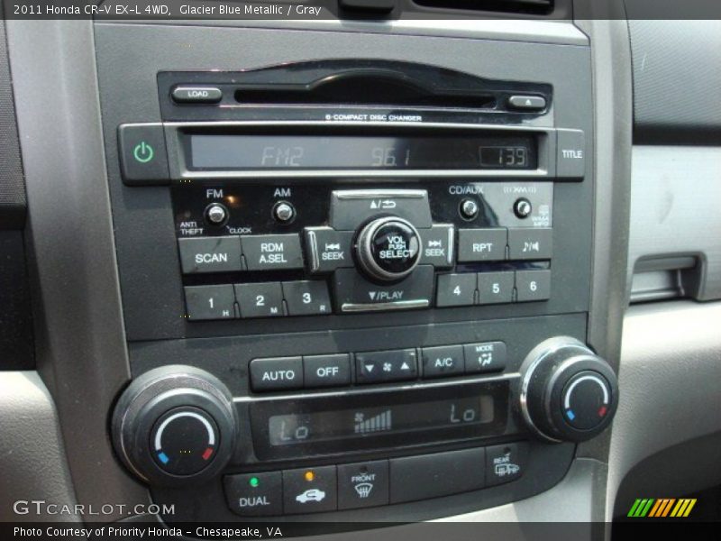 Controls of 2011 CR-V EX-L 4WD