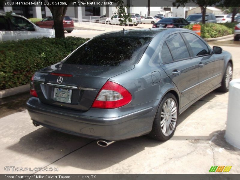 Flint Grey Metallic / Black 2008 Mercedes-Benz E 350 Sedan