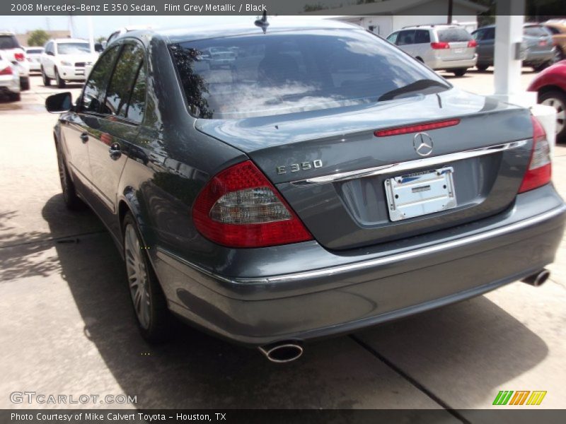 Flint Grey Metallic / Black 2008 Mercedes-Benz E 350 Sedan