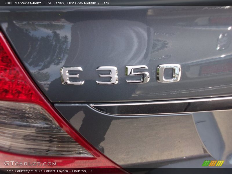 Flint Grey Metallic / Black 2008 Mercedes-Benz E 350 Sedan