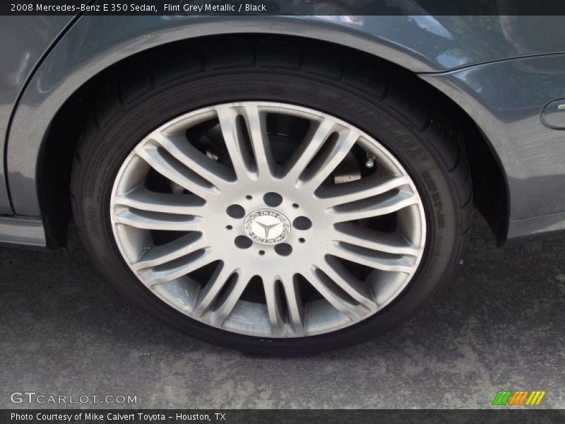 Flint Grey Metallic / Black 2008 Mercedes-Benz E 350 Sedan