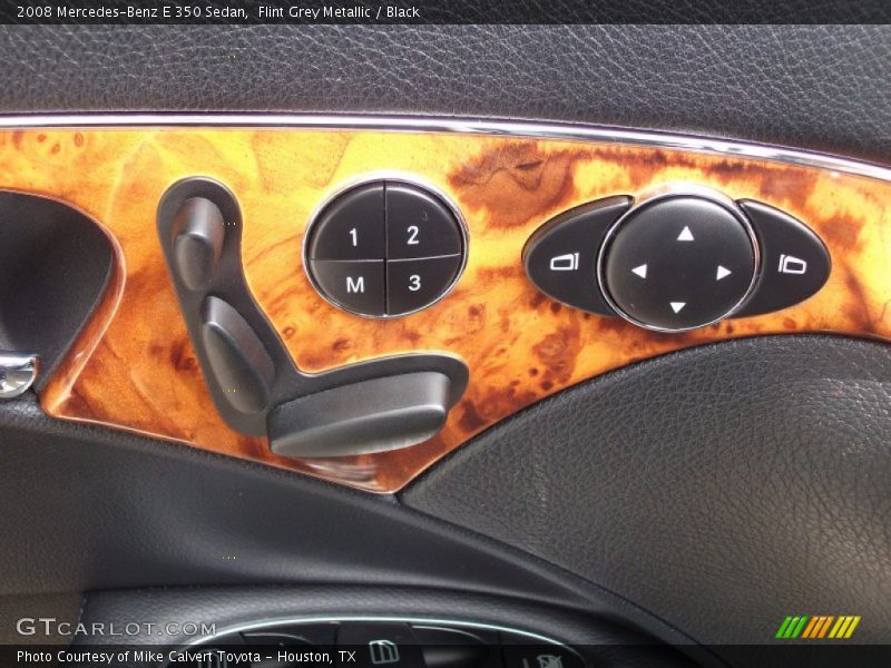 Flint Grey Metallic / Black 2008 Mercedes-Benz E 350 Sedan