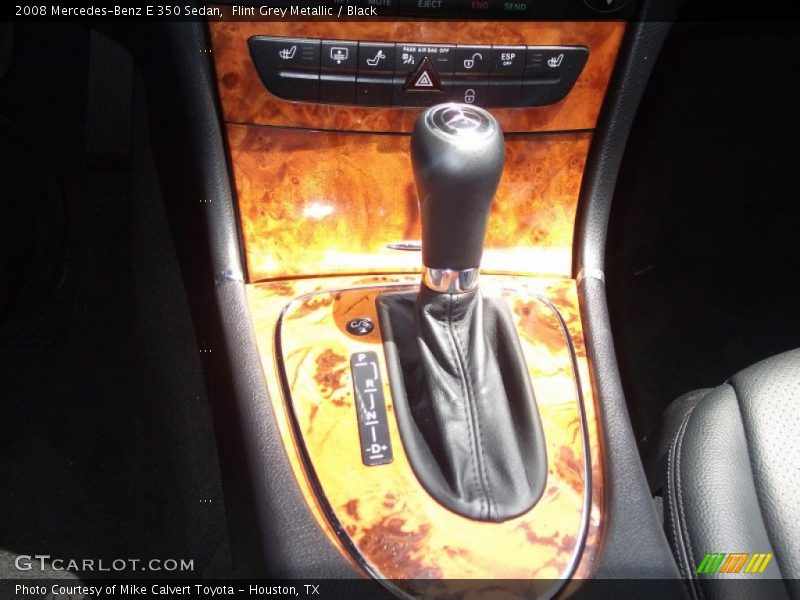 Flint Grey Metallic / Black 2008 Mercedes-Benz E 350 Sedan