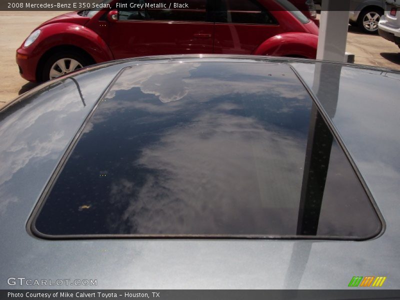 Flint Grey Metallic / Black 2008 Mercedes-Benz E 350 Sedan