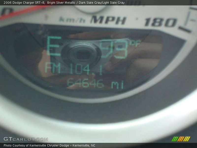 Bright Silver Metallic / Dark Slate Gray/Light Slate Gray 2006 Dodge Charger SRT-8