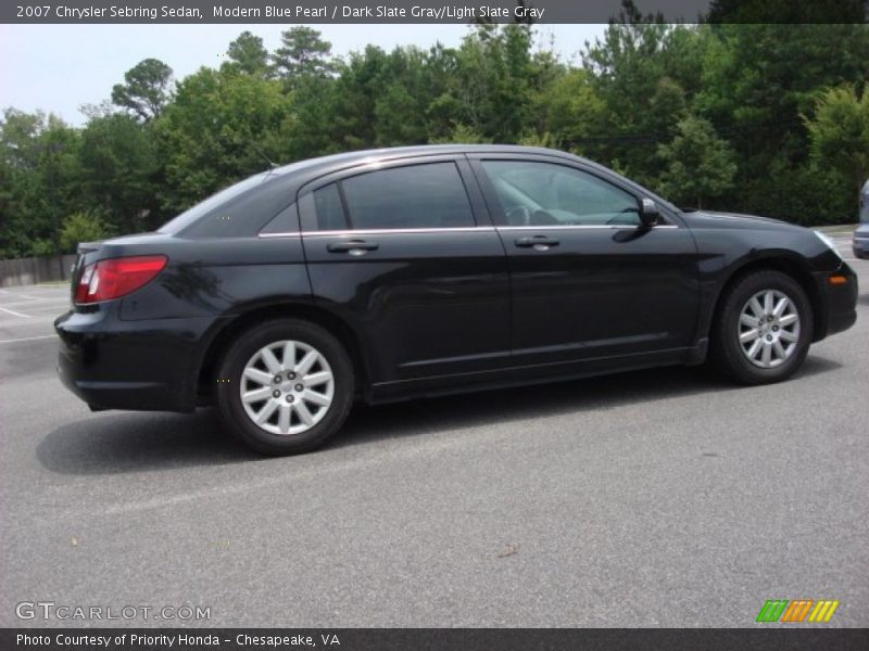Modern Blue Pearl / Dark Slate Gray/Light Slate Gray 2007 Chrysler Sebring Sedan