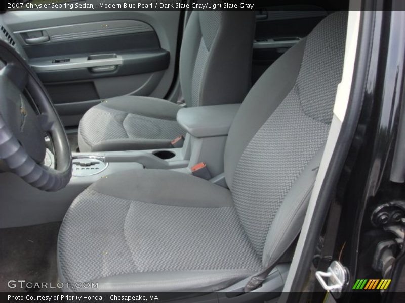 Modern Blue Pearl / Dark Slate Gray/Light Slate Gray 2007 Chrysler Sebring Sedan
