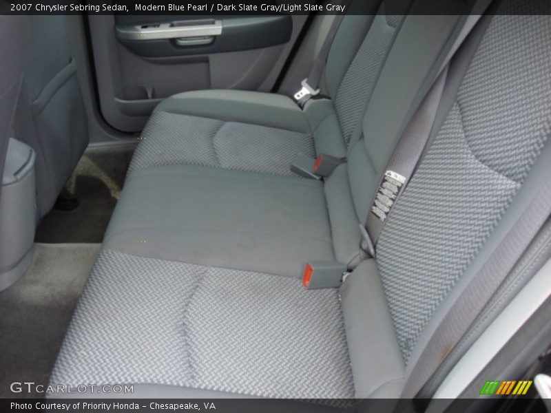 Modern Blue Pearl / Dark Slate Gray/Light Slate Gray 2007 Chrysler Sebring Sedan