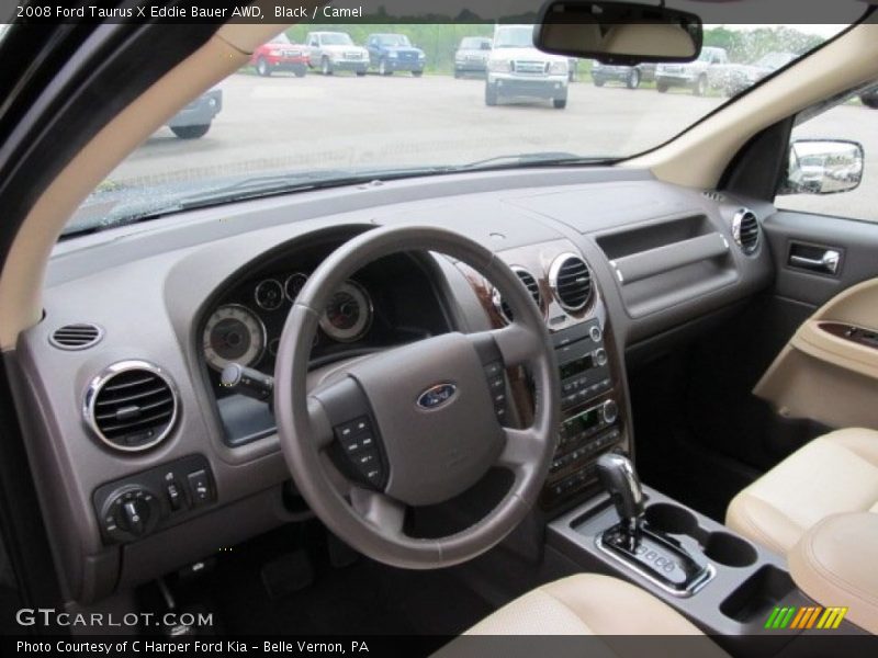 Dashboard of 2008 Taurus X Eddie Bauer AWD