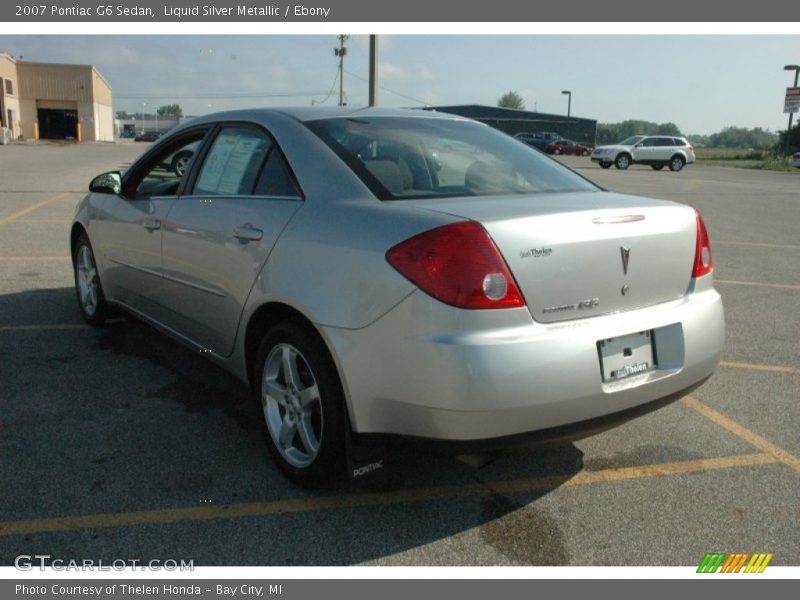 Liquid Silver Metallic / Ebony 2007 Pontiac G6 Sedan