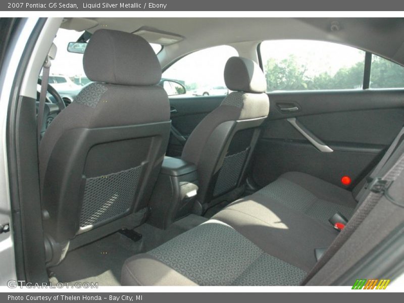 Liquid Silver Metallic / Ebony 2007 Pontiac G6 Sedan