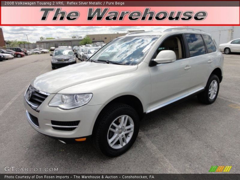 Reflex Silver Metallic / Pure Beige 2008 Volkswagen Touareg 2 VR6