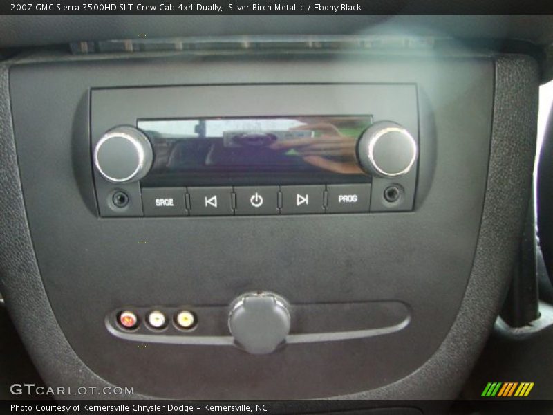 Silver Birch Metallic / Ebony Black 2007 GMC Sierra 3500HD SLT Crew Cab 4x4 Dually