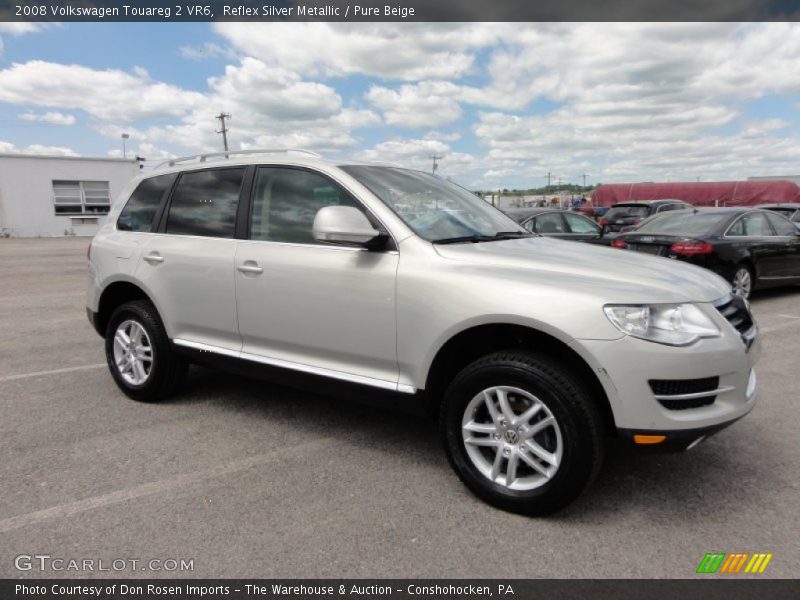 Reflex Silver Metallic / Pure Beige 2008 Volkswagen Touareg 2 VR6