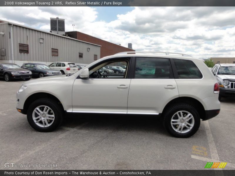 Reflex Silver Metallic / Pure Beige 2008 Volkswagen Touareg 2 VR6