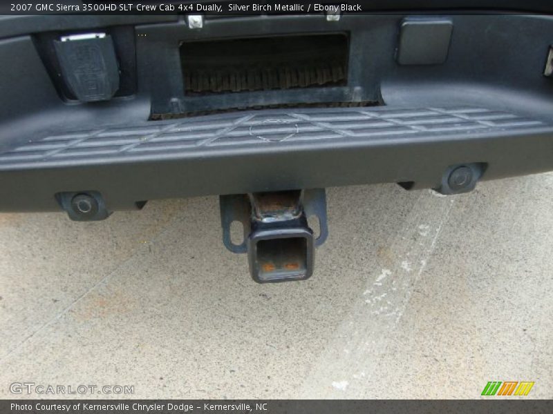 Silver Birch Metallic / Ebony Black 2007 GMC Sierra 3500HD SLT Crew Cab 4x4 Dually