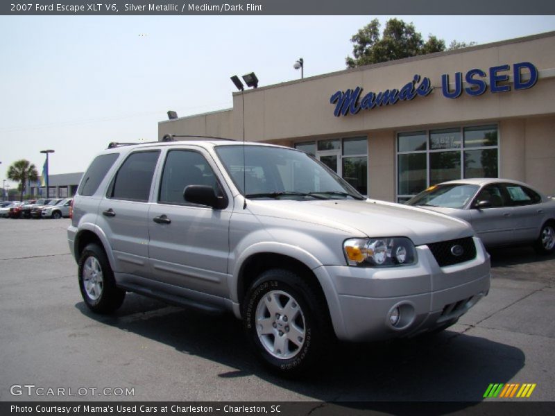 Silver Metallic / Medium/Dark Flint 2007 Ford Escape XLT V6
