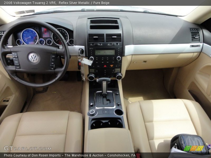 Reflex Silver Metallic / Pure Beige 2008 Volkswagen Touareg 2 VR6