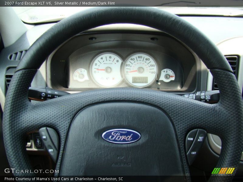 Silver Metallic / Medium/Dark Flint 2007 Ford Escape XLT V6