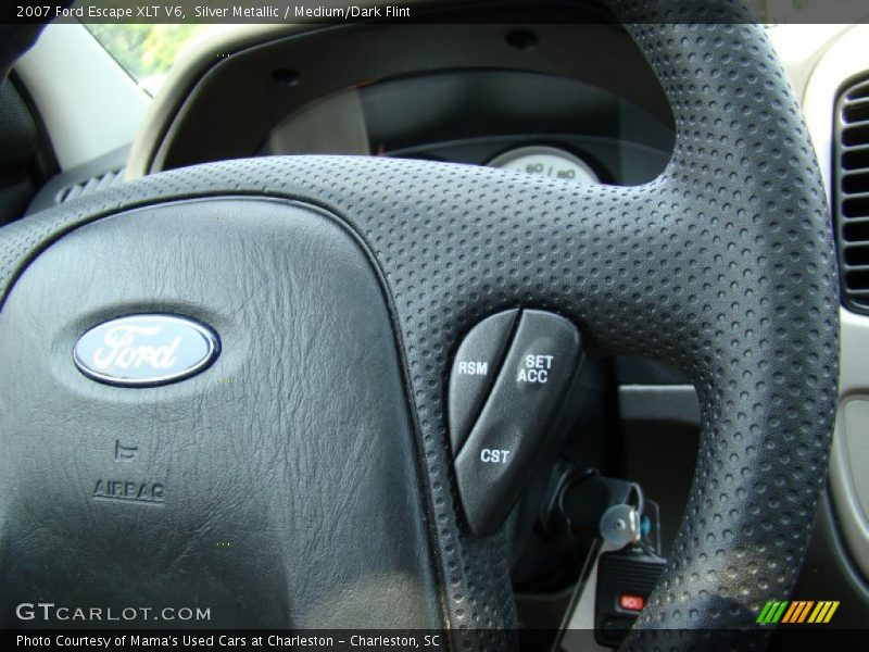 Silver Metallic / Medium/Dark Flint 2007 Ford Escape XLT V6