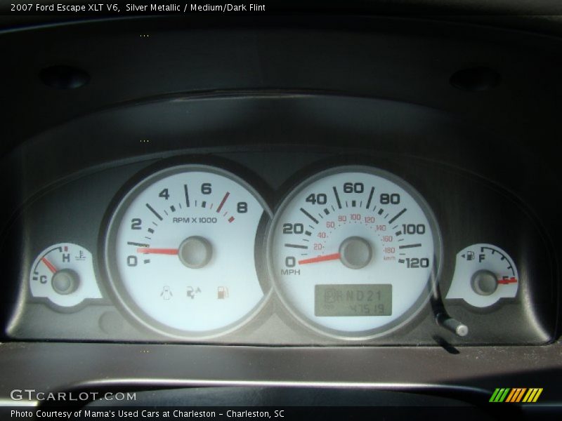Silver Metallic / Medium/Dark Flint 2007 Ford Escape XLT V6