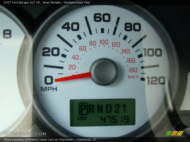 Silver Metallic / Medium/Dark Flint 2007 Ford Escape XLT V6