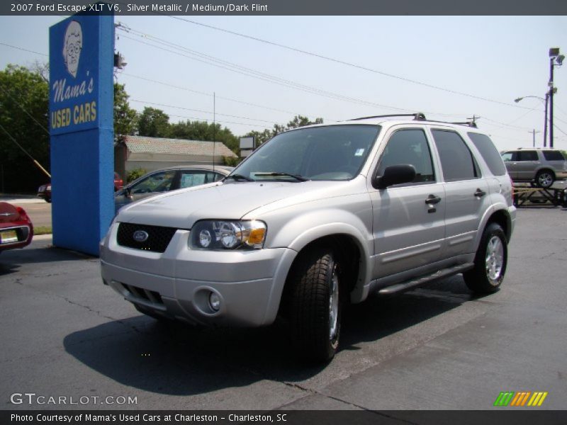 Silver Metallic / Medium/Dark Flint 2007 Ford Escape XLT V6