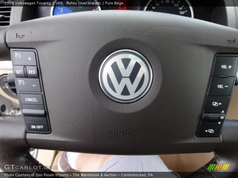 Reflex Silver Metallic / Pure Beige 2008 Volkswagen Touareg 2 VR6