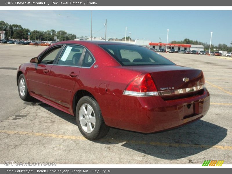 Red Jewel Tintcoat / Ebony 2009 Chevrolet Impala LT
