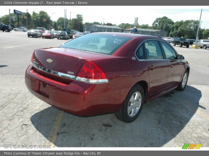 Red Jewel Tintcoat / Ebony 2009 Chevrolet Impala LT