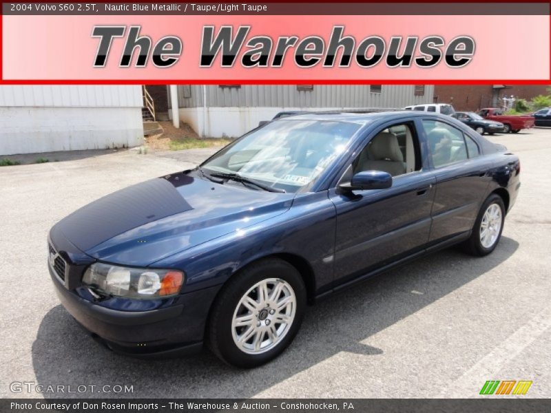 Nautic Blue Metallic / Taupe/Light Taupe 2004 Volvo S60 2.5T