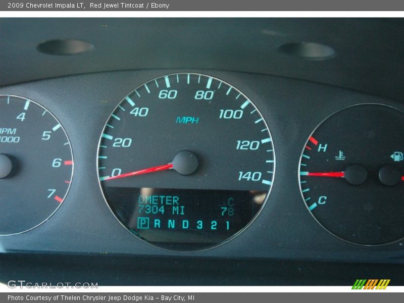 Red Jewel Tintcoat / Ebony 2009 Chevrolet Impala LT