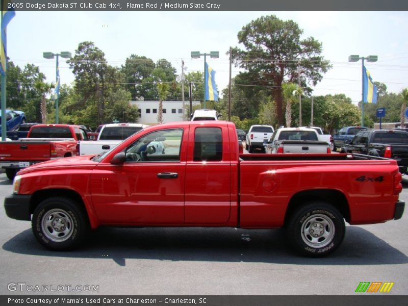  2005 Dakota ST Club Cab 4x4 Flame Red