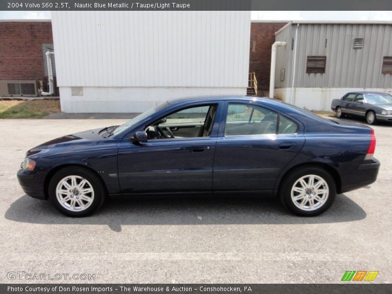 Nautic Blue Metallic / Taupe/Light Taupe 2004 Volvo S60 2.5T
