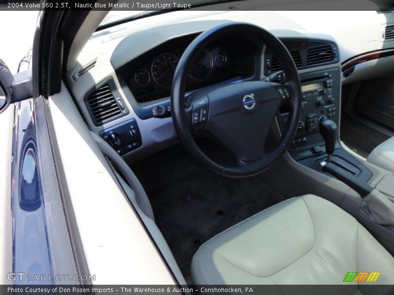 Nautic Blue Metallic / Taupe/Light Taupe 2004 Volvo S60 2.5T