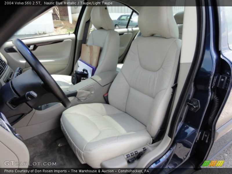 Nautic Blue Metallic / Taupe/Light Taupe 2004 Volvo S60 2.5T