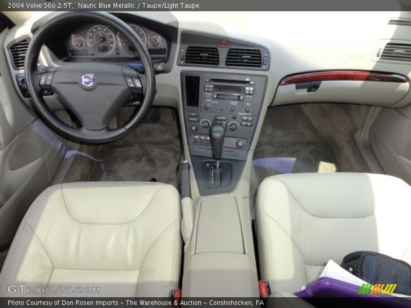 Nautic Blue Metallic / Taupe/Light Taupe 2004 Volvo S60 2.5T