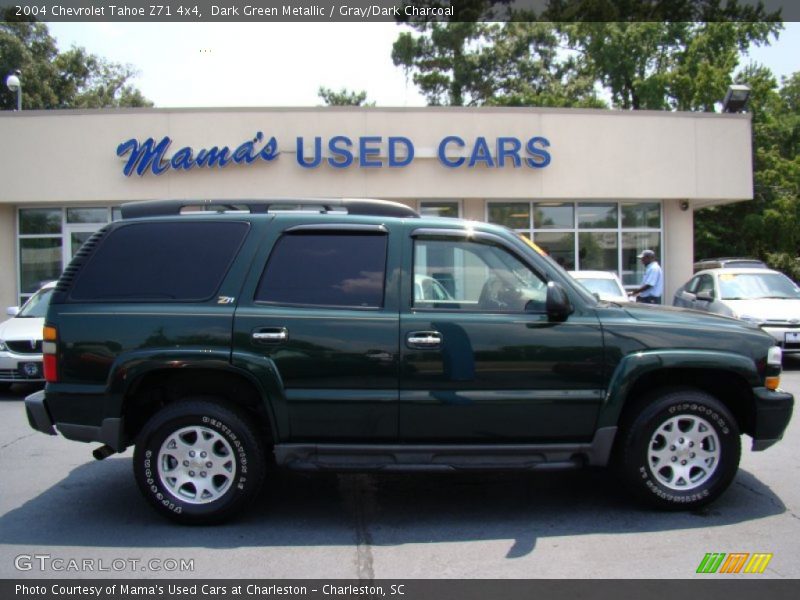 Dark Green Metallic / Gray/Dark Charcoal 2004 Chevrolet Tahoe Z71 4x4
