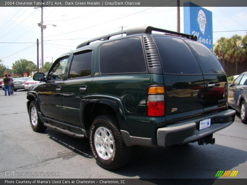 Dark Green Metallic / Gray/Dark Charcoal 2004 Chevrolet Tahoe Z71 4x4