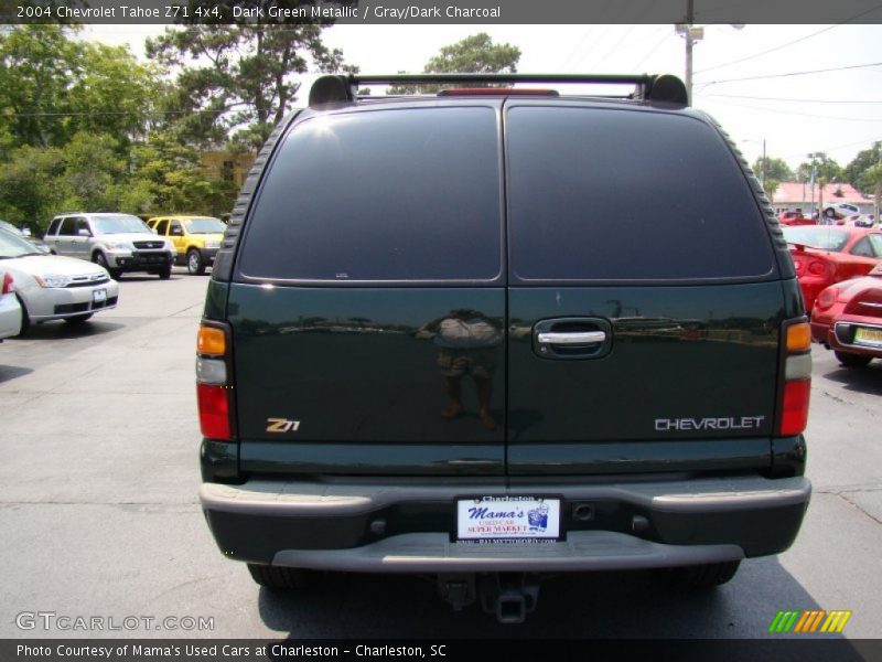 Dark Green Metallic / Gray/Dark Charcoal 2004 Chevrolet Tahoe Z71 4x4